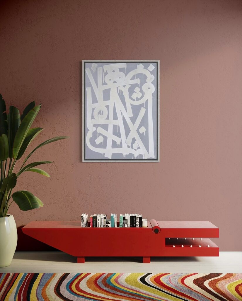 Versicon (Original painting on canvas, Hand signed, titled and dated)