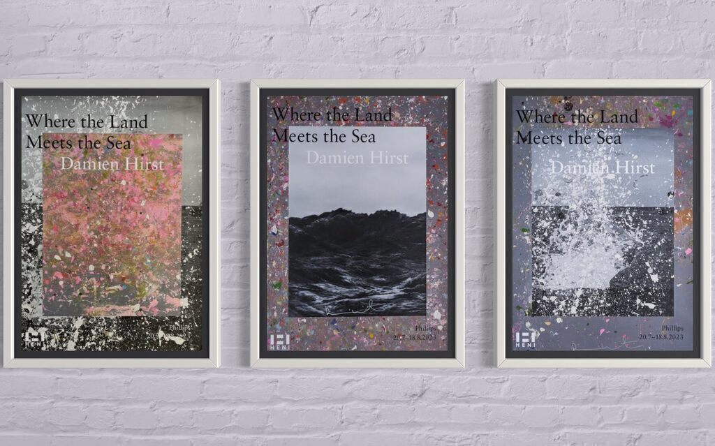 Where the land meets the sea (Set of three signed lithographs)