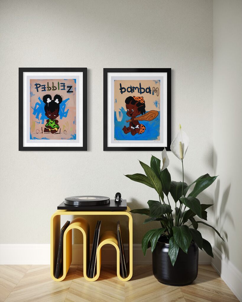 Pebblez & Bam Bam (Two works)
