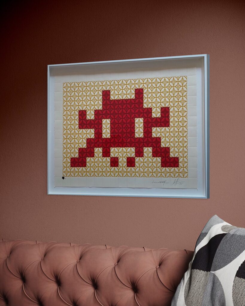 Positive Space / Negative Space (Red/Cream) TT1-1