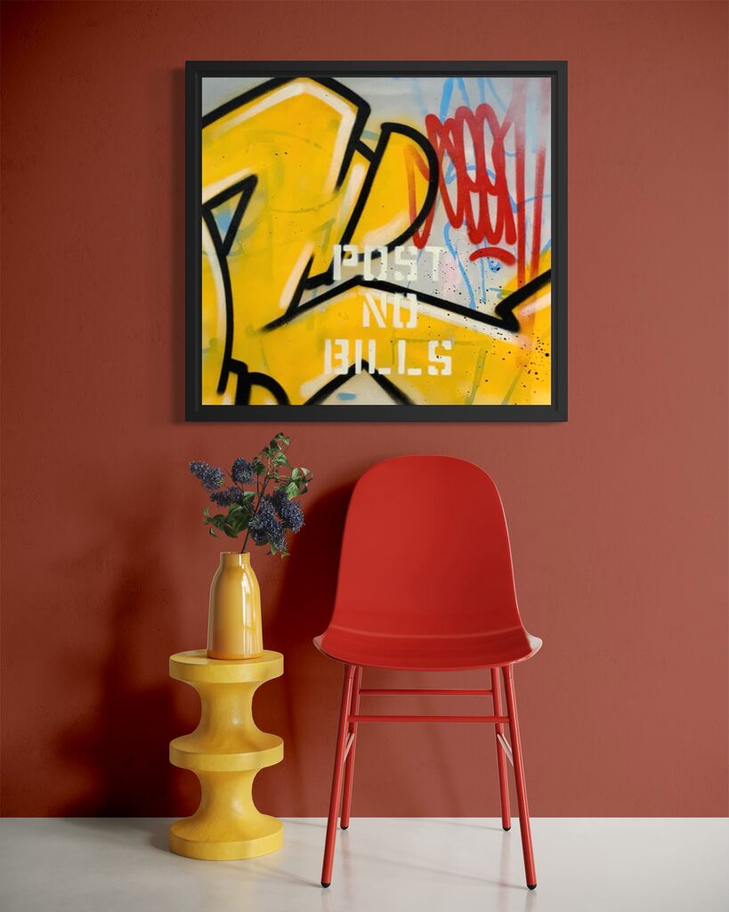 Post No Bills (Wild Style, Red & Yellow Variant)