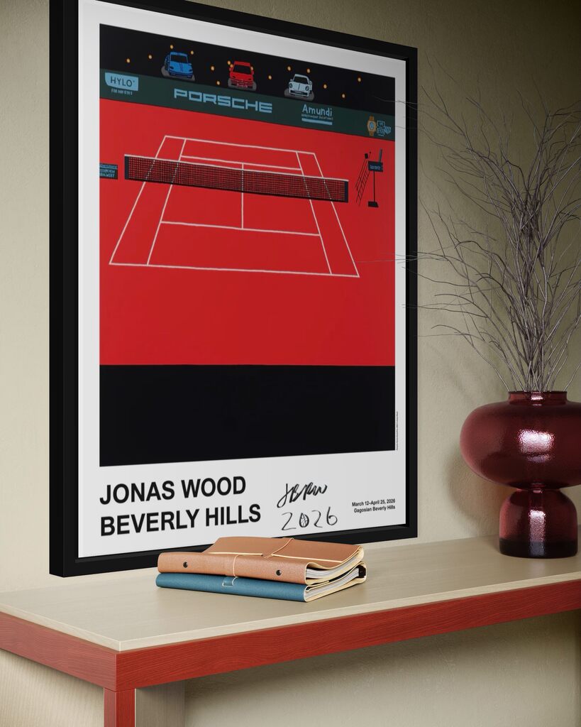 Porsche Tennis Court (Hand Signed with basketball)
