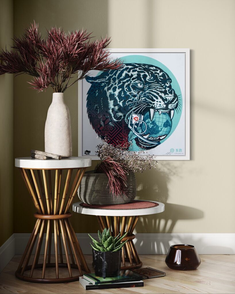 Climate Clash (White Variant) Framed