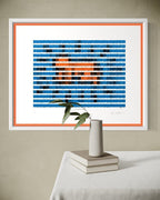 Radiant Baby (Haring Homage, framed)