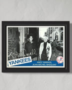 Andy Warhol & Jean-Michel Basuiat SOHO. NYC, 1985 (YANKEES GRAND SLAM VARIANT)