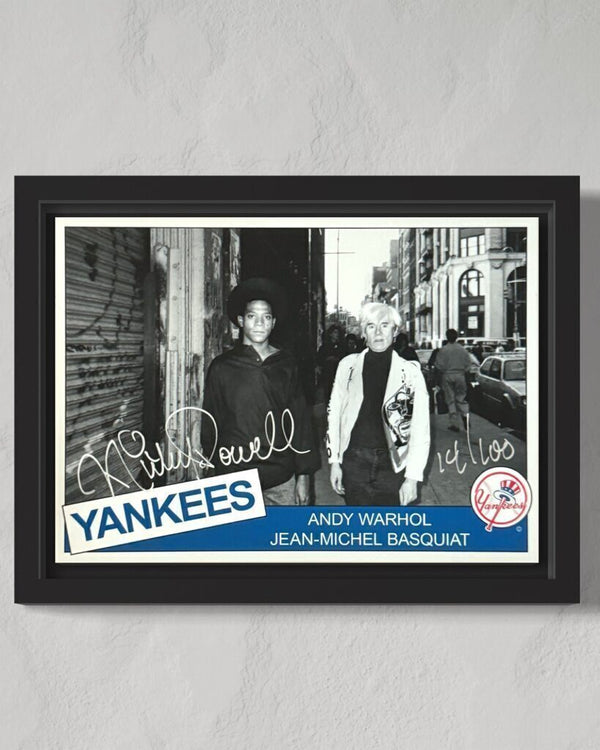 Andy Warhol & Jean-Michel Basuiat SOHO. NYC, 1985 (YANKEES GRAND SLAM VARIANT)