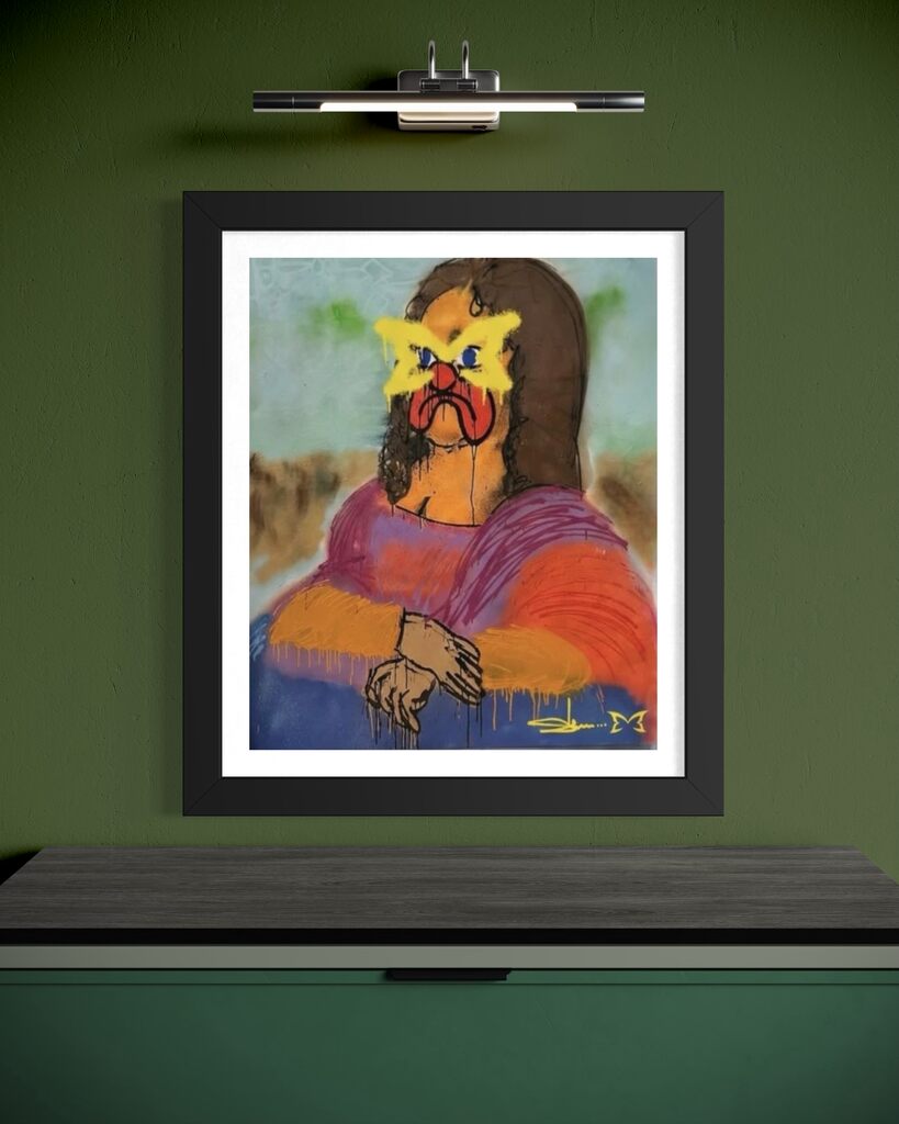 Slawn’s Mona Lisa (Slawn x Mertra VIP pop up print)