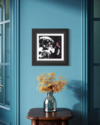 Eternal Reflection (Red Lilac, Museum Framed)