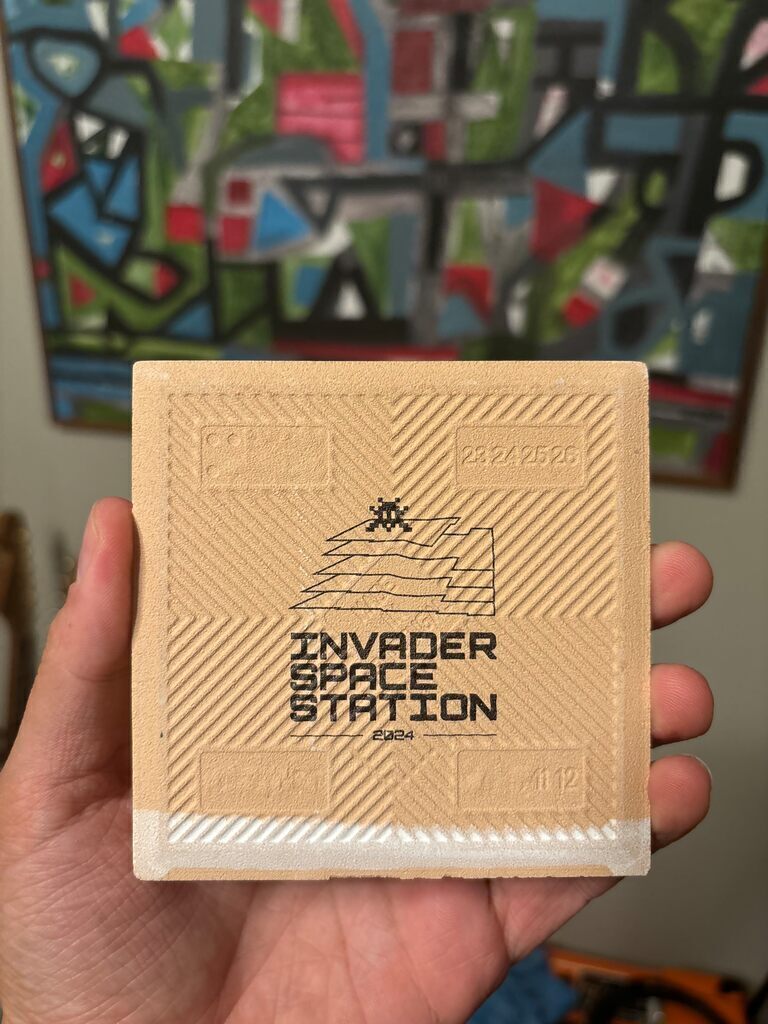 CAMO TILE SET (INVADER SPACE STATION, 4 TILES)