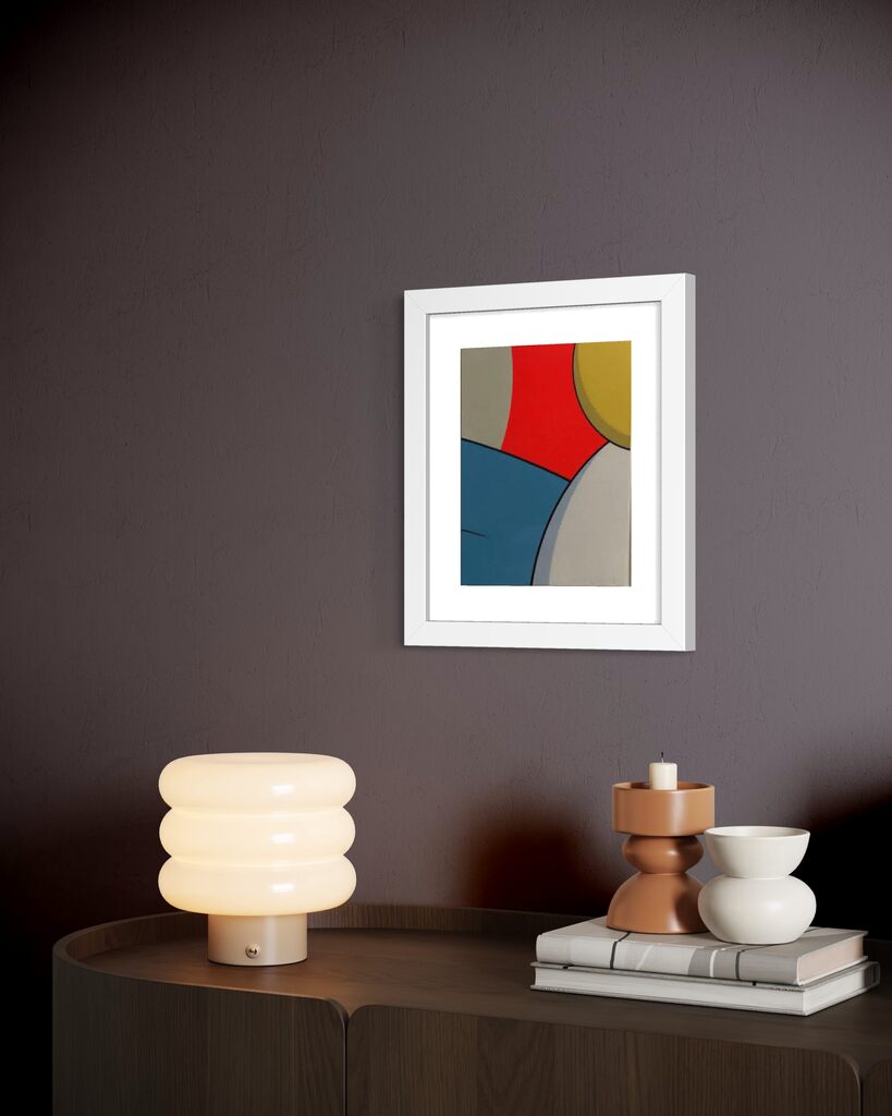 Alone Again (Unique 1/1 Screen print, Framed ) MOCAD