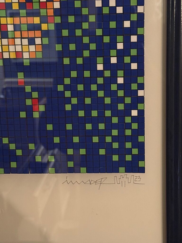 Rubik Enki Bilal ( Large signed print, framed) Revue portfolio