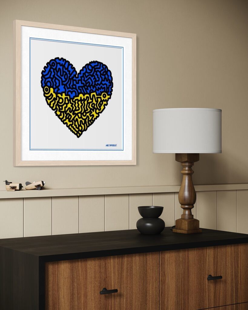 Doodle For Ukraine (Heart)
