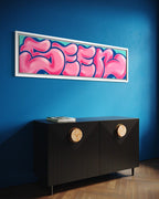 XL Jumbo Bubble Tag (Bubblegum & Blue)