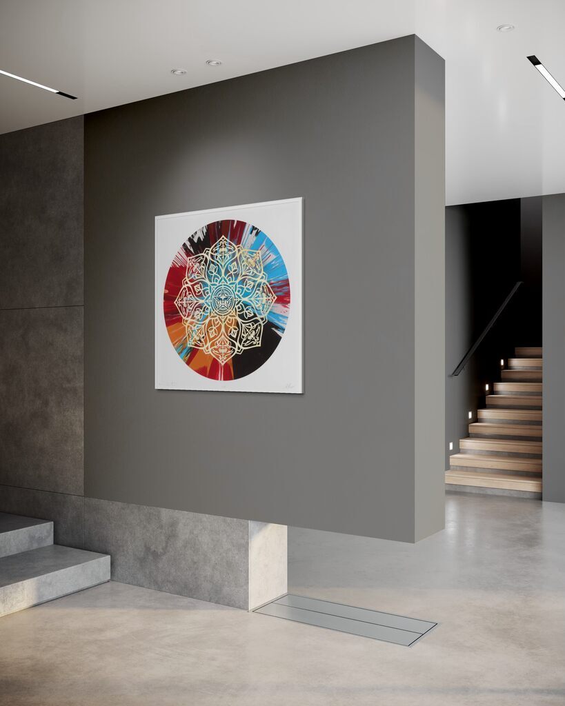Beautiful Controlling Ornate Mandala 3 Spin Painting (TT3-1)