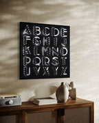 ART DECO WITH BLACK GLITTER