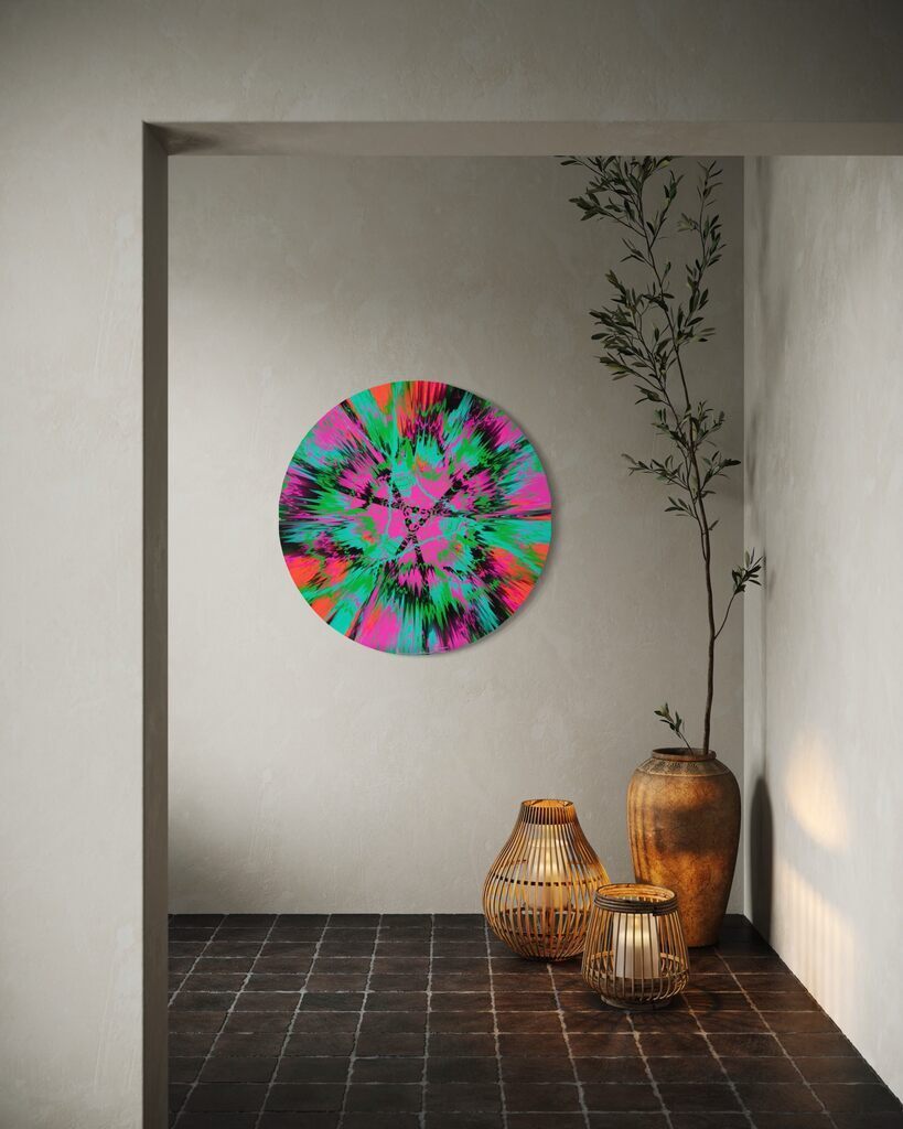 Beautiful, Clearly Unparagoned, Unpretentious Galaxy Painting (XL SIZE H12-1)