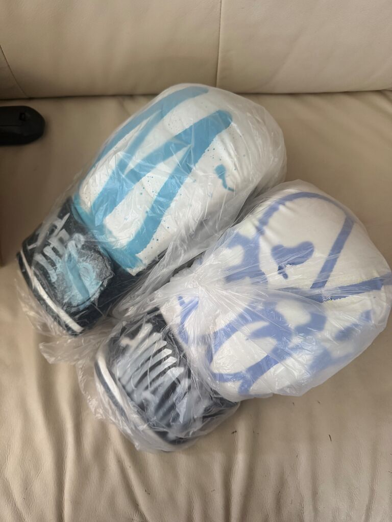 Minuteman Boxing Gloves (Blue Variant, Art Basel ‘25 edition)