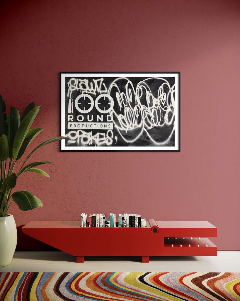 Minutemen XXL (Original Painting on Boxing ring canvas)