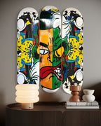 Harvey Dent / Two Face Skate Deck Diptych (Art Basel ‘25, Hand Signed)