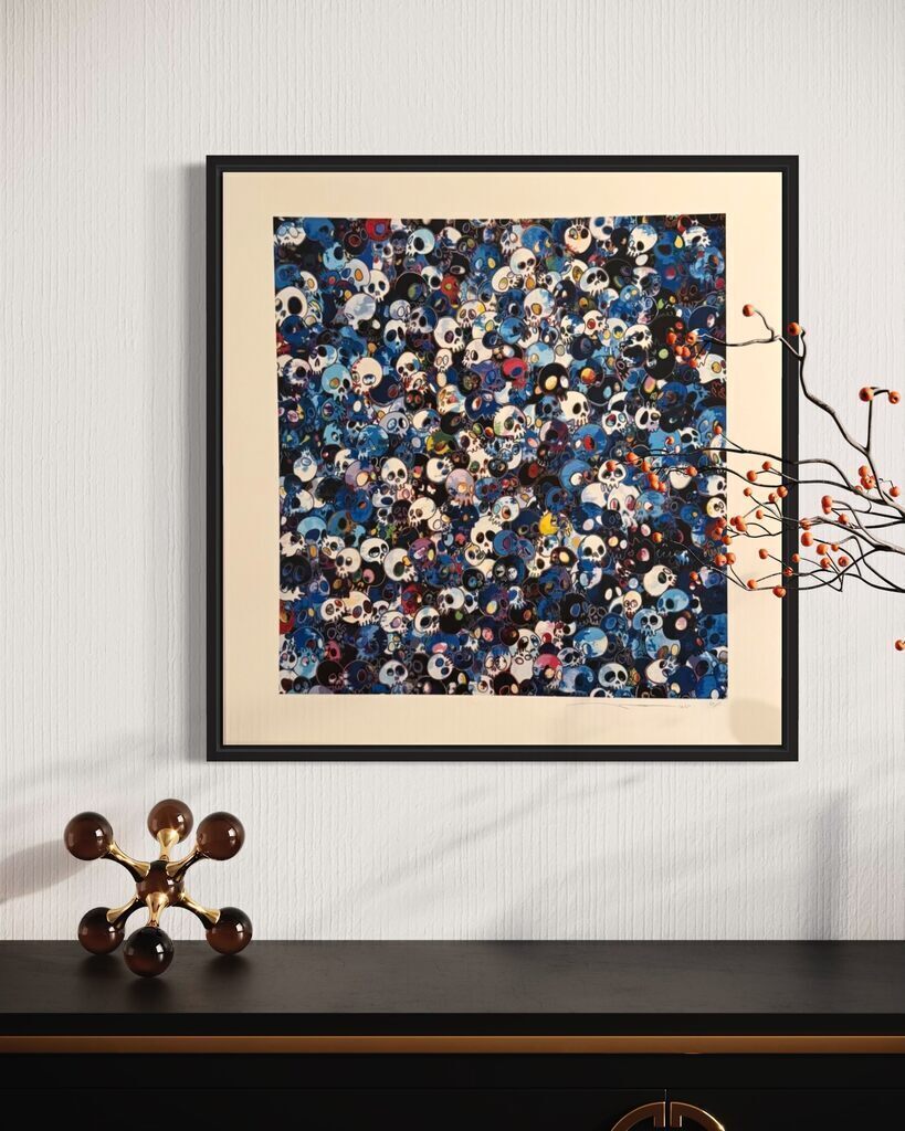 Blue Skulls Silkscreen (The Cleveland Museum Editions)
