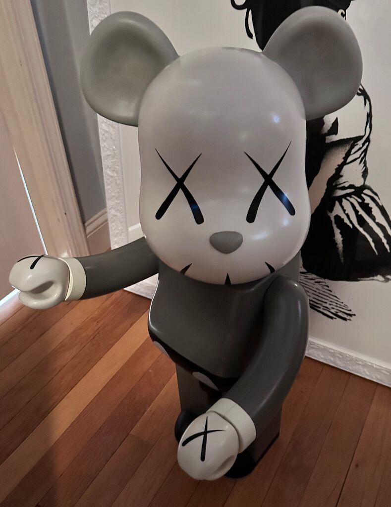 BEARBRICK COMPANION 1000% KAWS..2002