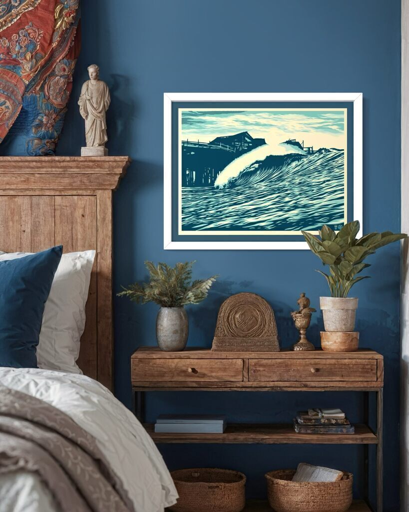 P.O.P WAVE (Blue) Shepard Fairey X Craig Stecyk III