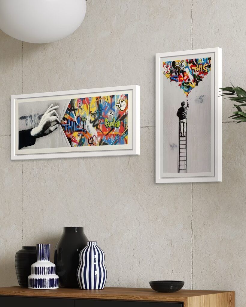 The Crack & Sneak Peek (framed in Shadow Box with “Whatson spacers”)