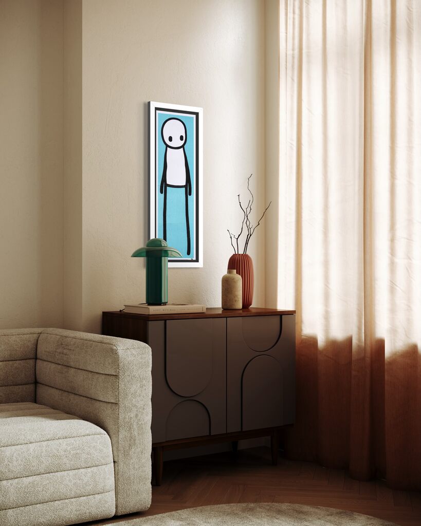 Standing figure (Hand signed, Teal variant)