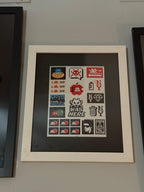 Big Apple (NYC) silkscreen sticker sheet( signed and dated, Stuck up Vol. 2)