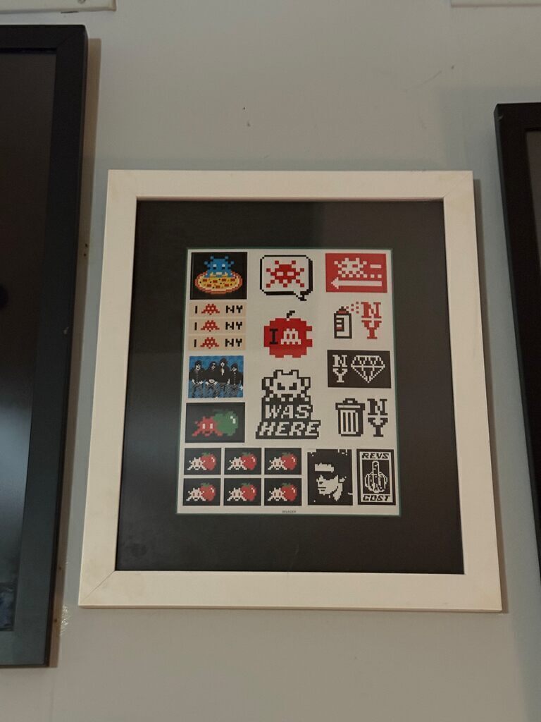 Big Apple (NYC) silkscreen sticker sheet( signed and dated, Stuck up Vol. 2)