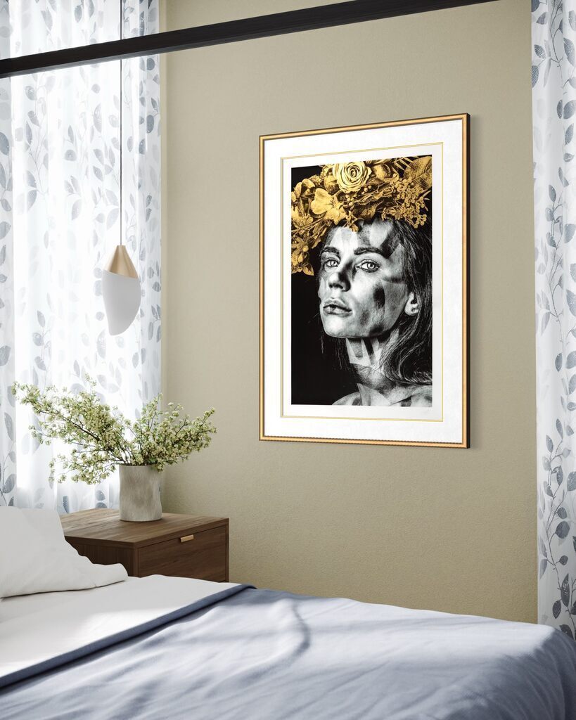 Retrograde (Hand applied Gold Leaf Variant)