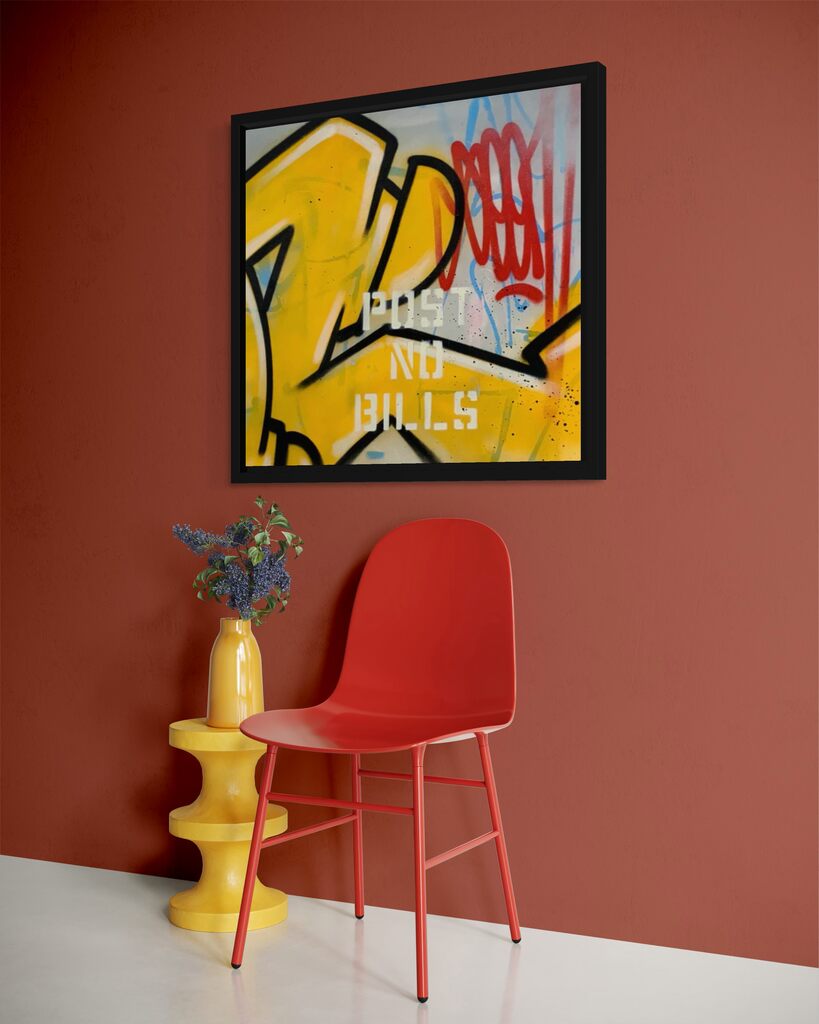 Post No Bills (Wild Style, Red & Yellow Variant)