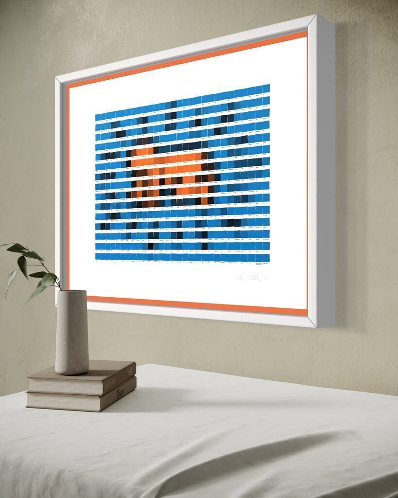 Radiant Baby (Haring Homage, framed)