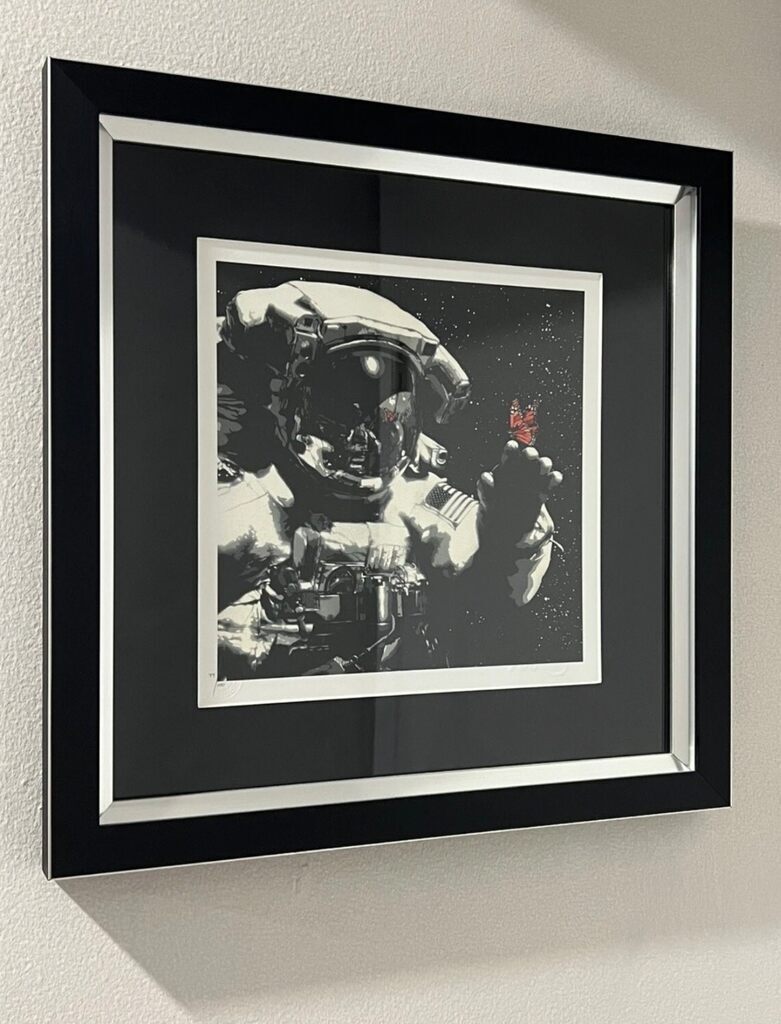 Eternal Reflection (Red Lilac, Museum Framed)