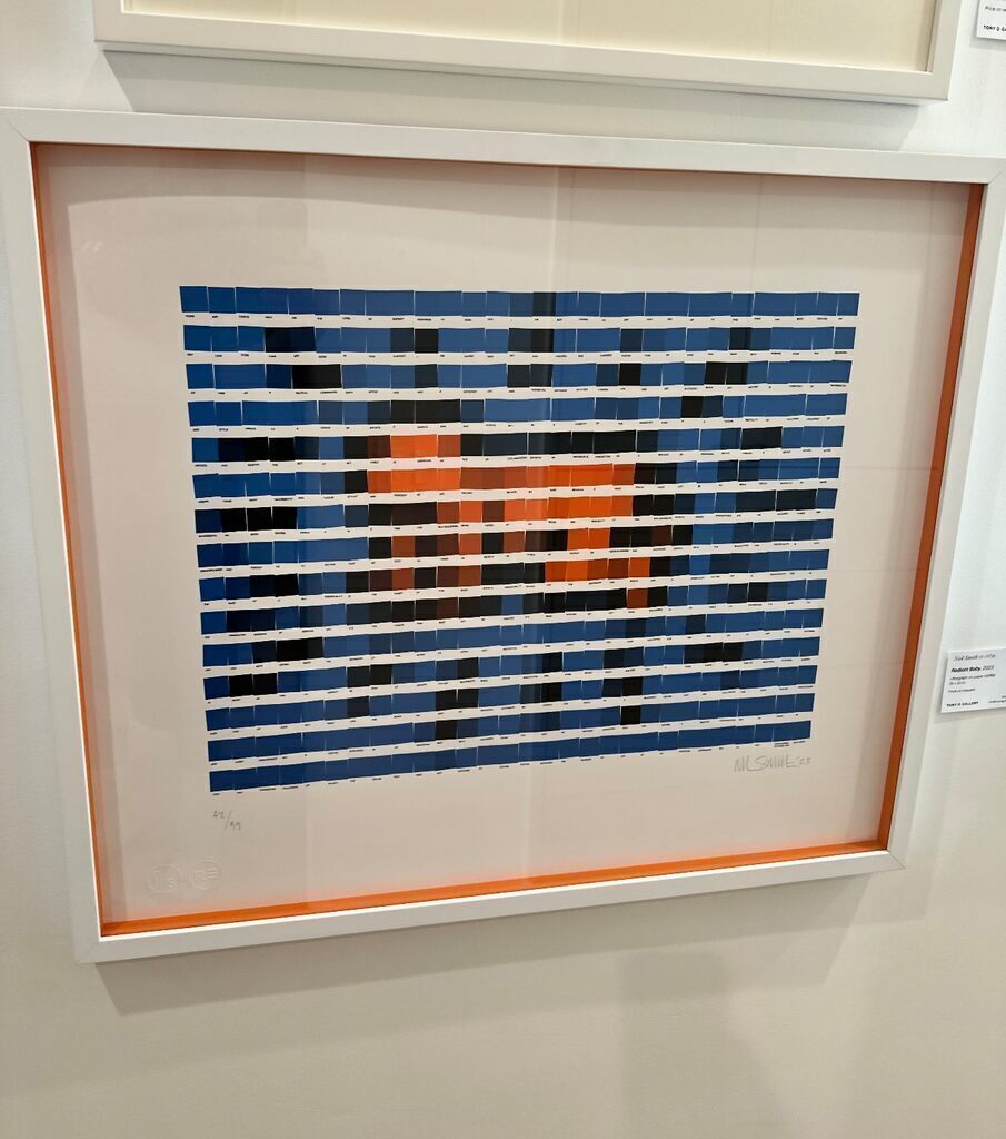 Radiant Baby (Haring Homage, framed)