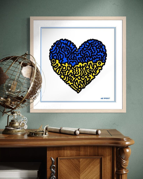 Doodle For Ukraine (Heart)