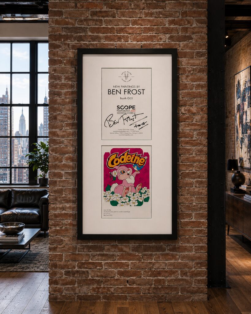 Lean on me / Codeine (Two Mini prints, Basel ‘22, Signed, Framed, Unique)