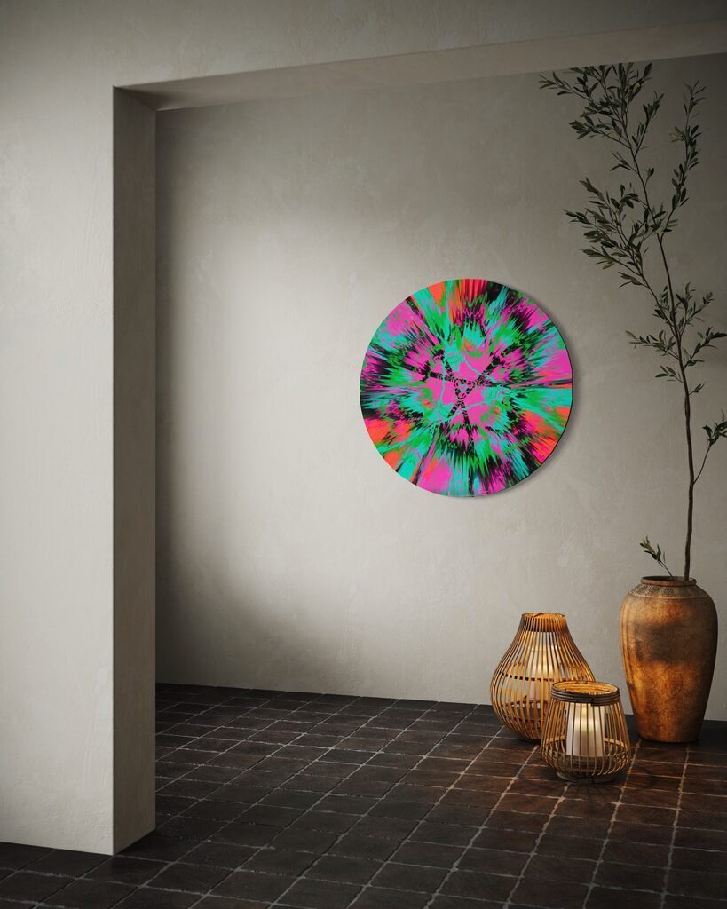 Beautiful, Clearly Unparagoned, Unpretentious Galaxy Painting (XL SIZE H12-1)