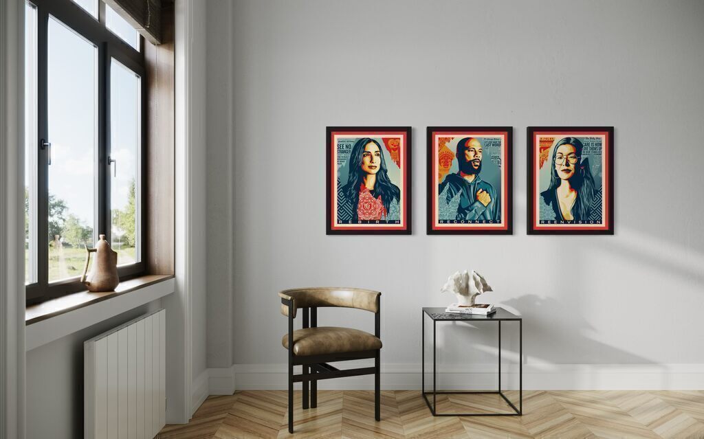 Reframe Triptych (Reenvision, rebirth, reconnect)