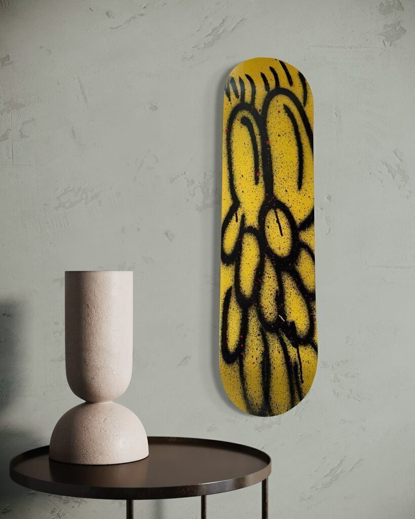 Untitled (Original Painting on Skatedeck)