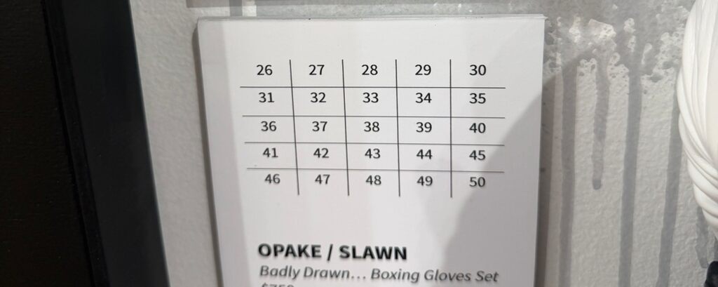 Badly Drawn… Boxing Gloves set (ART BASEL ‘25 EXCLUSIVE)