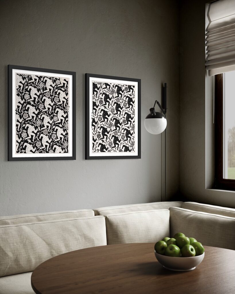 Pattern of Corruption (Diptych, Two Works)