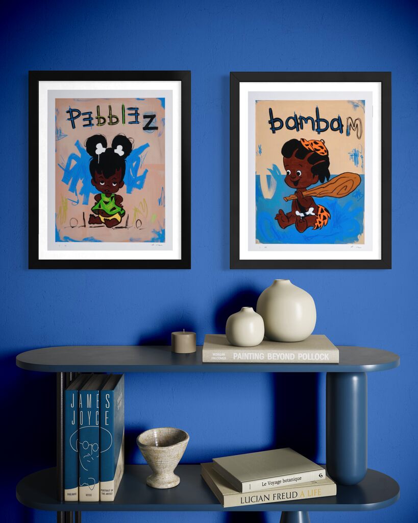 Pebblez & Bam Bam (Two works)