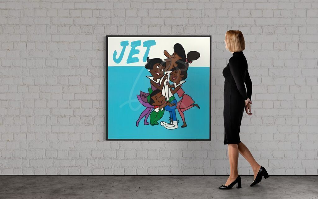Rich in Family (Jetsons Original Painting)