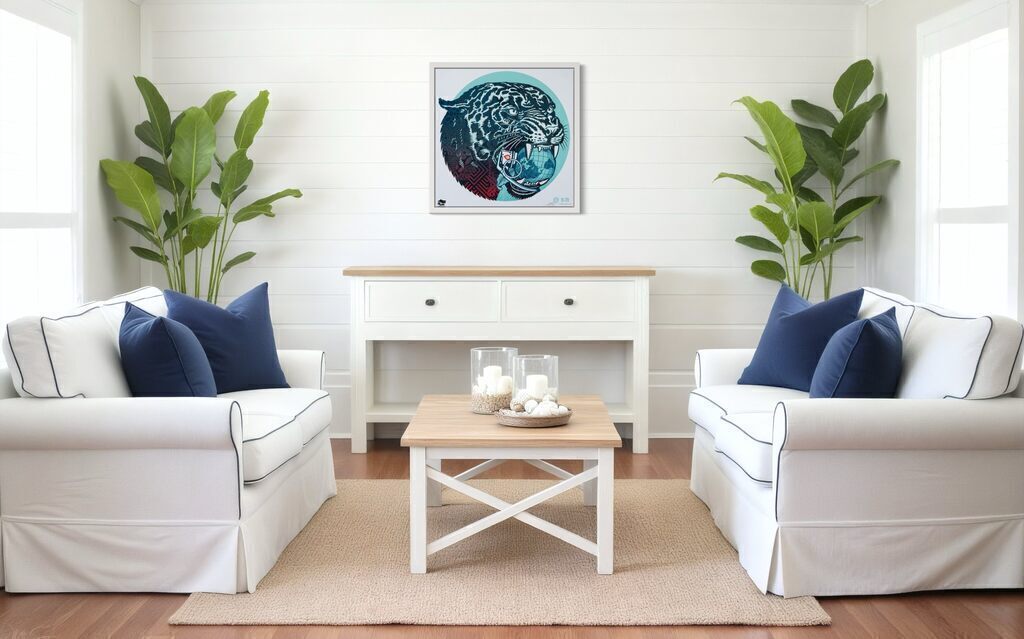 Climate Clash (White Variant) Framed