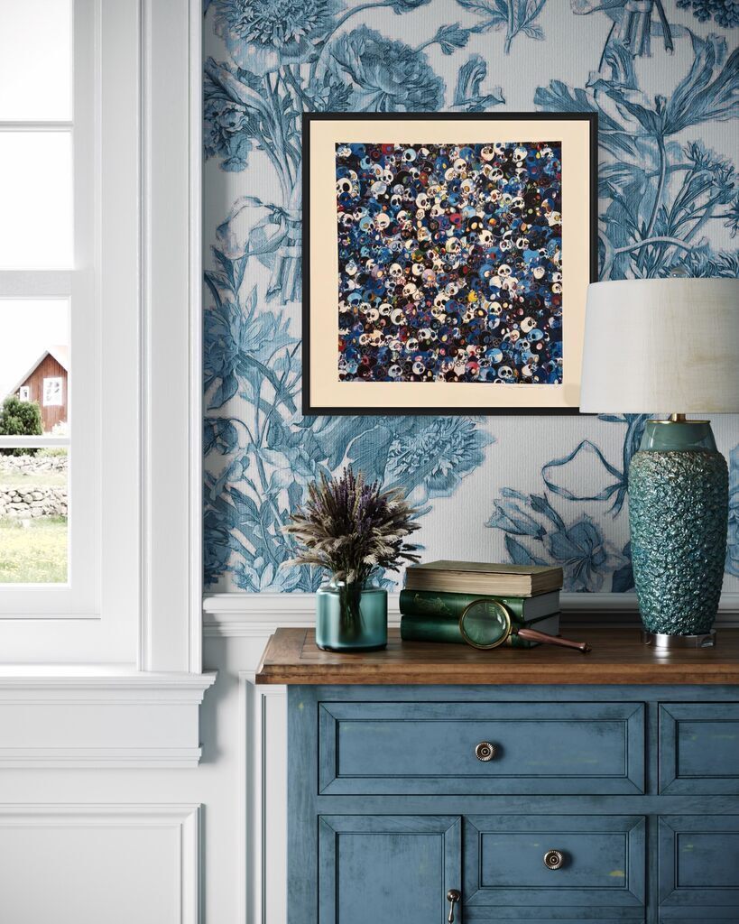 Blue Skulls Silkscreen (The Cleveland Museum Editions)