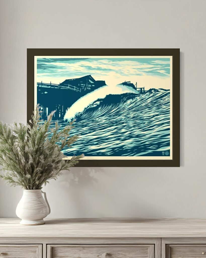 P.O.P WAVE (Blue) Shepard Fairey X Craig Stecyk III