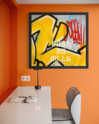 Post No Bills (Wild Style, Red & Yellow Variant)