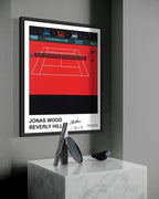 Porsche Tennis Court (Hand Signed with basketball)