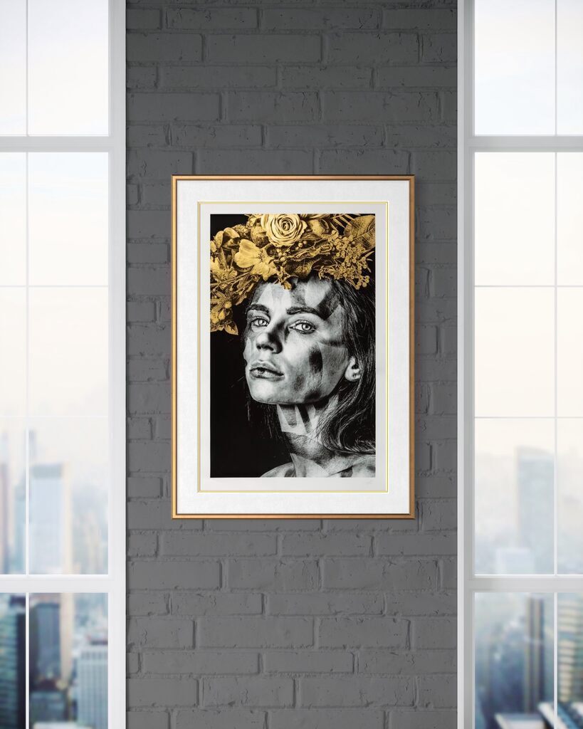 Retrograde (Hand applied Gold Leaf Variant)